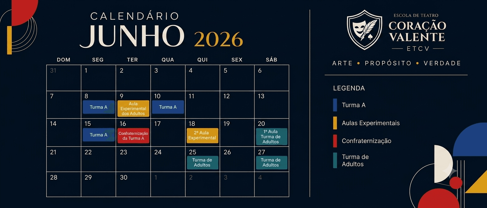 Calendário de Julho