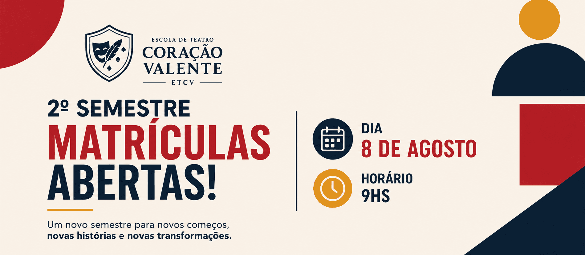 Novo semestre! Veem!!!